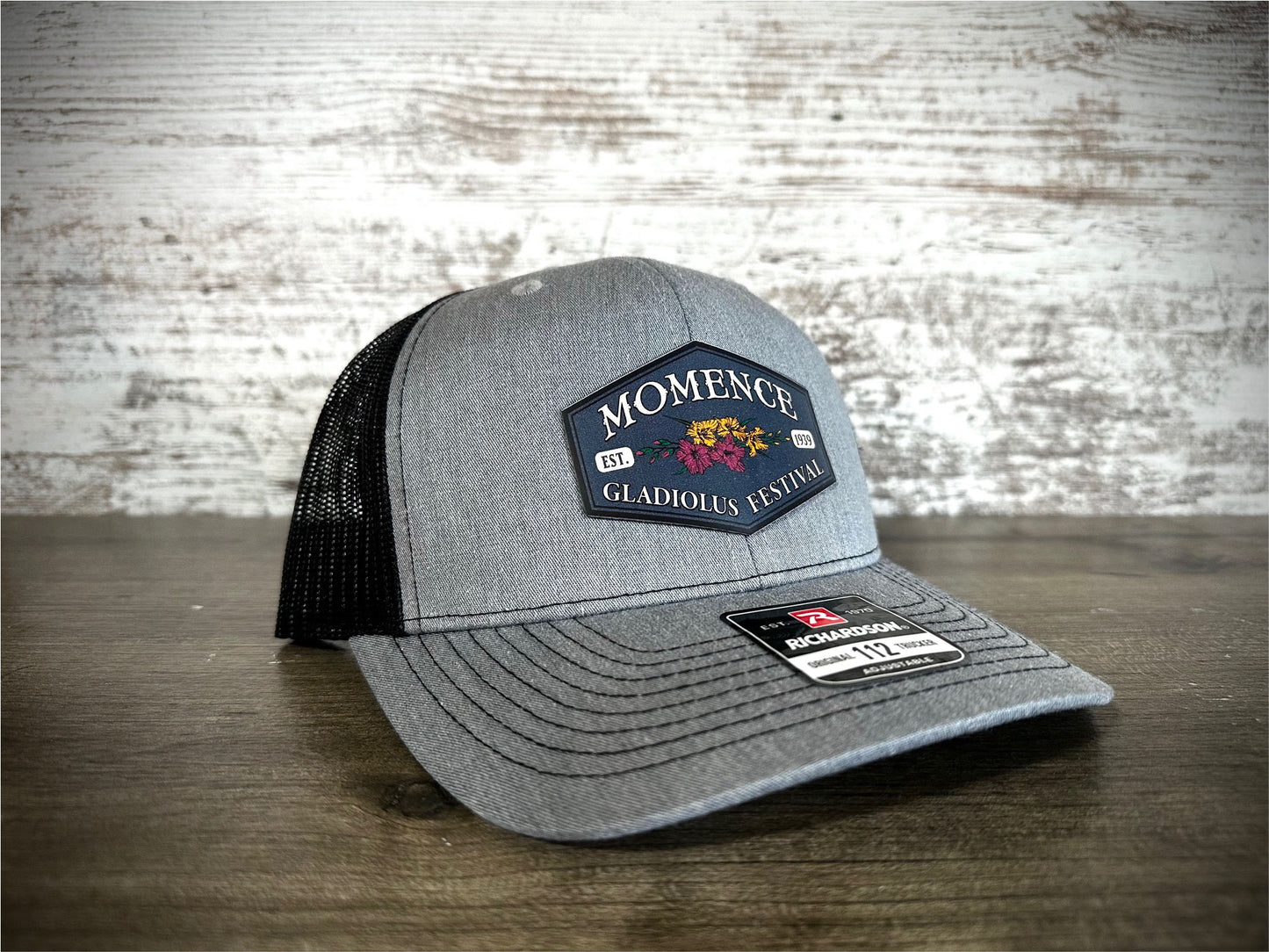 Heather Grey/Black - Richardson 112 Trucker Hat
