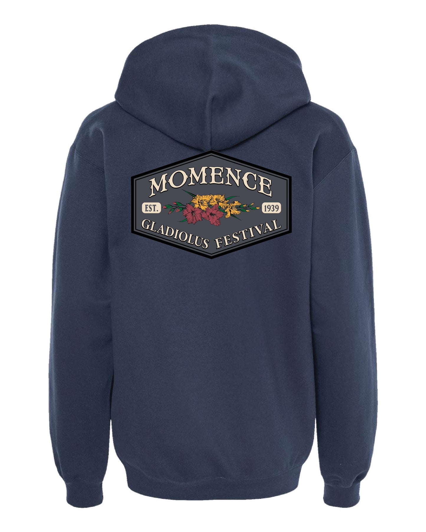 Adult Blue Dusk - Hooded Sweatshirt - Front and Back Design