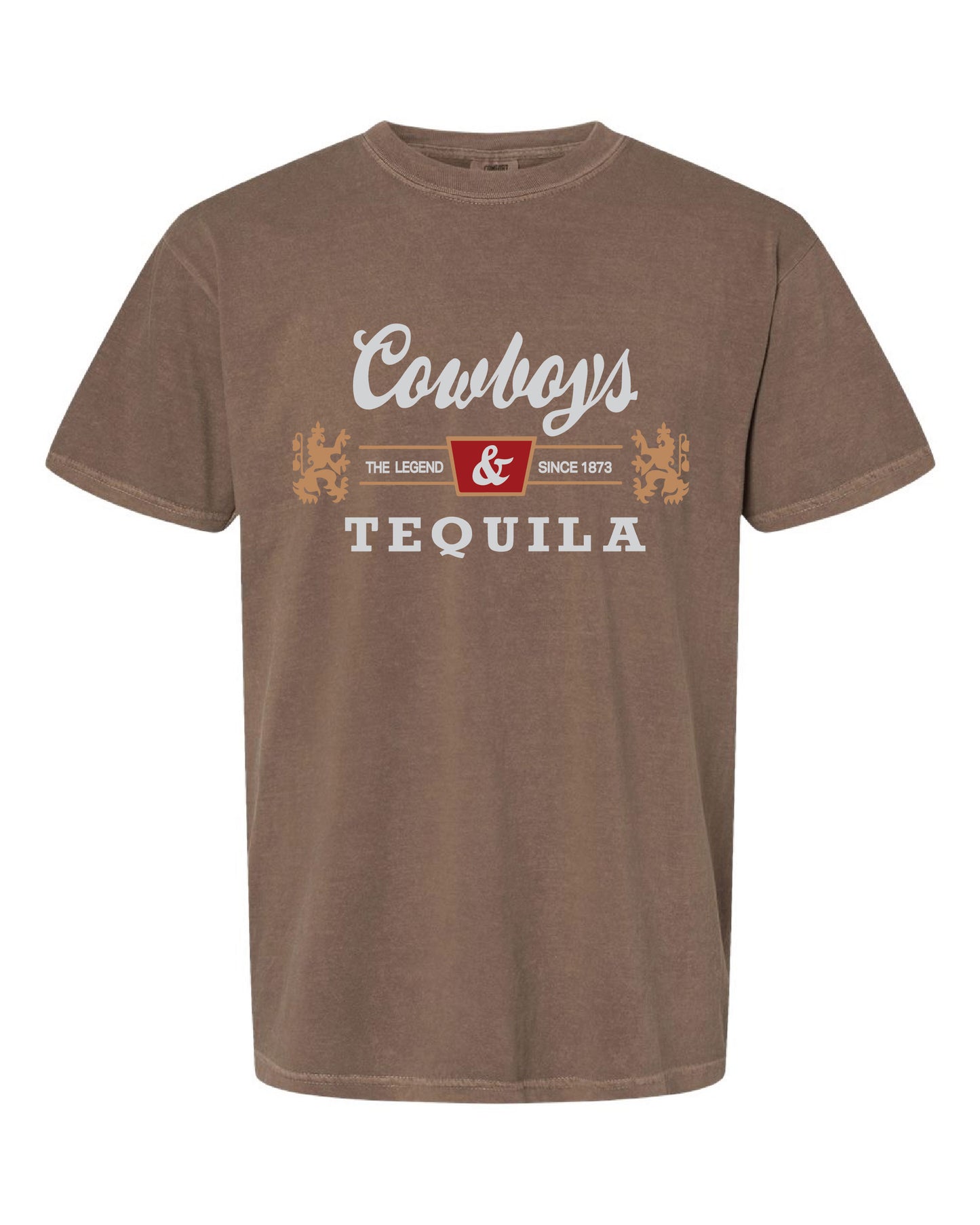 Comfort Colors Cowboys & Tequila Design - Espresso