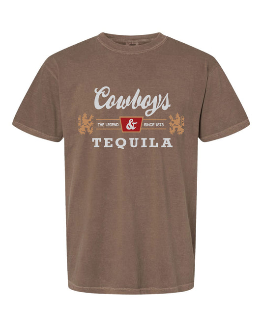 Comfort Colors Cowboys & Tequila Design - Espresso