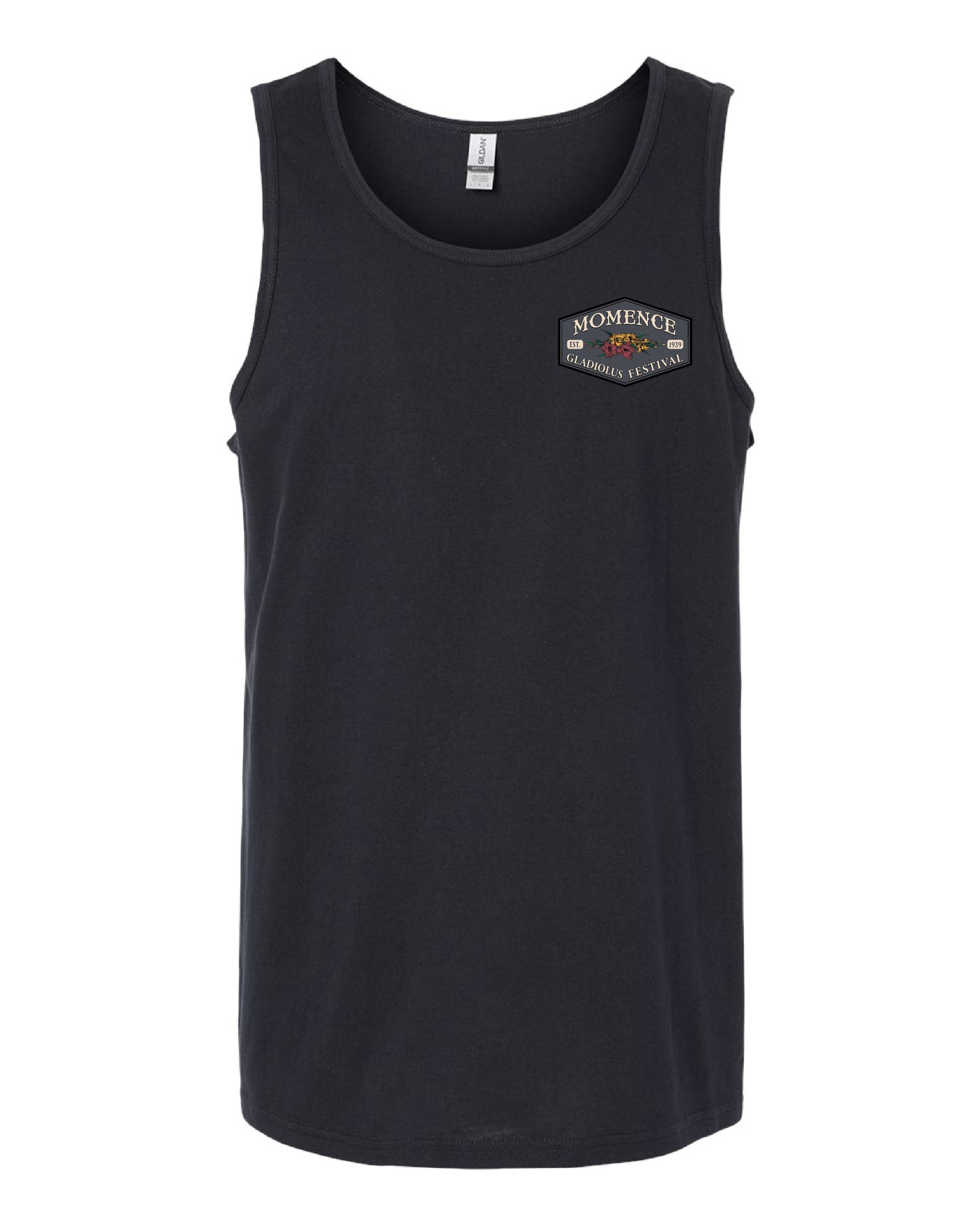 Adult Mens Black - Softstyle Tank