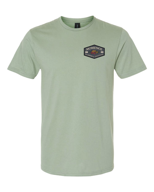 Adult - Sage Short Sleeve Tee Shirt - Left Chest Logo