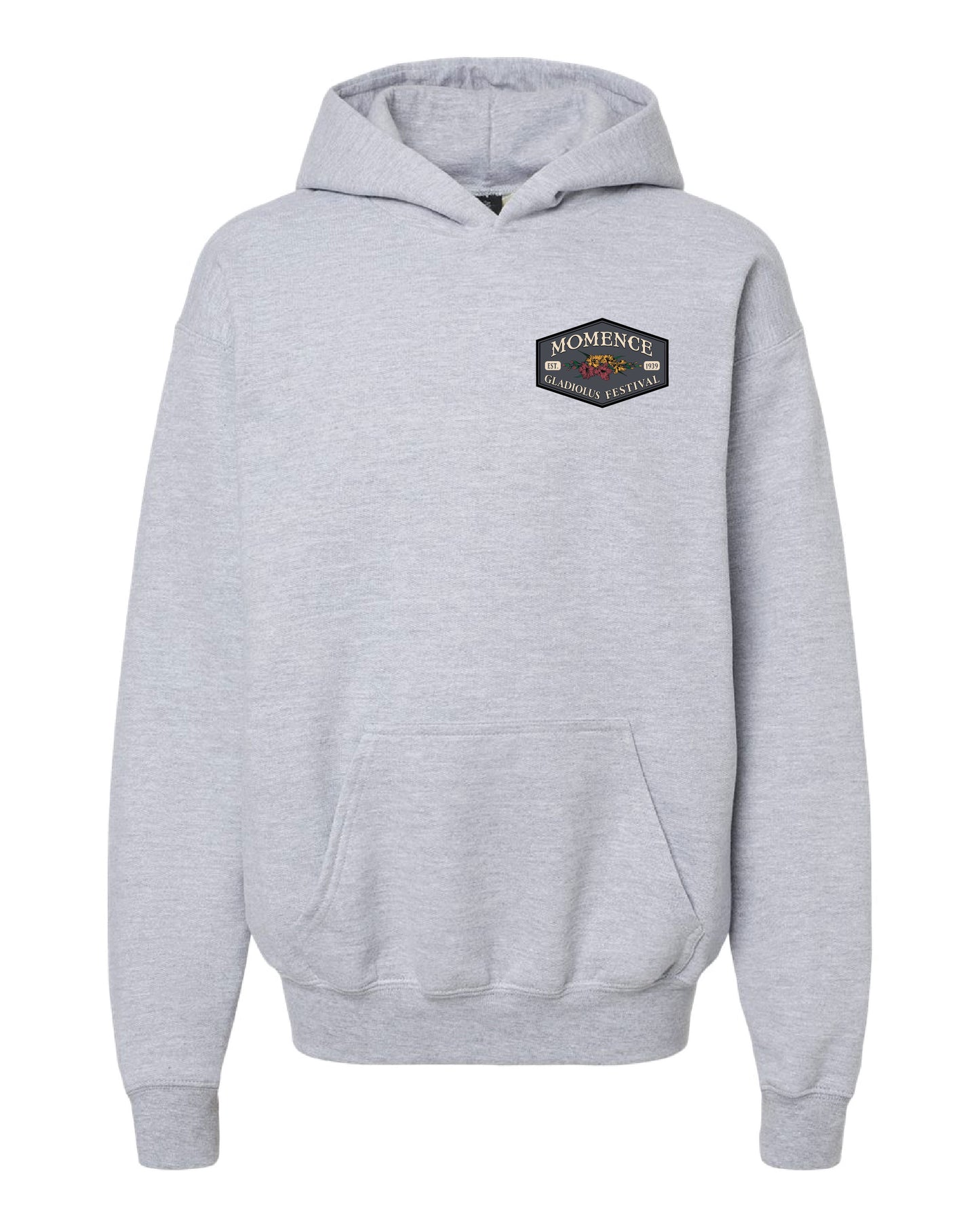 Youth Sport Grey - Hooded Sweatshirt - Front and Back Design