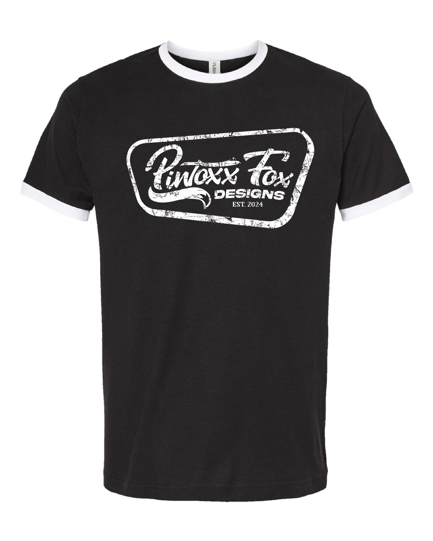 Vintage Inspired Ringer Tee - Full Front Design