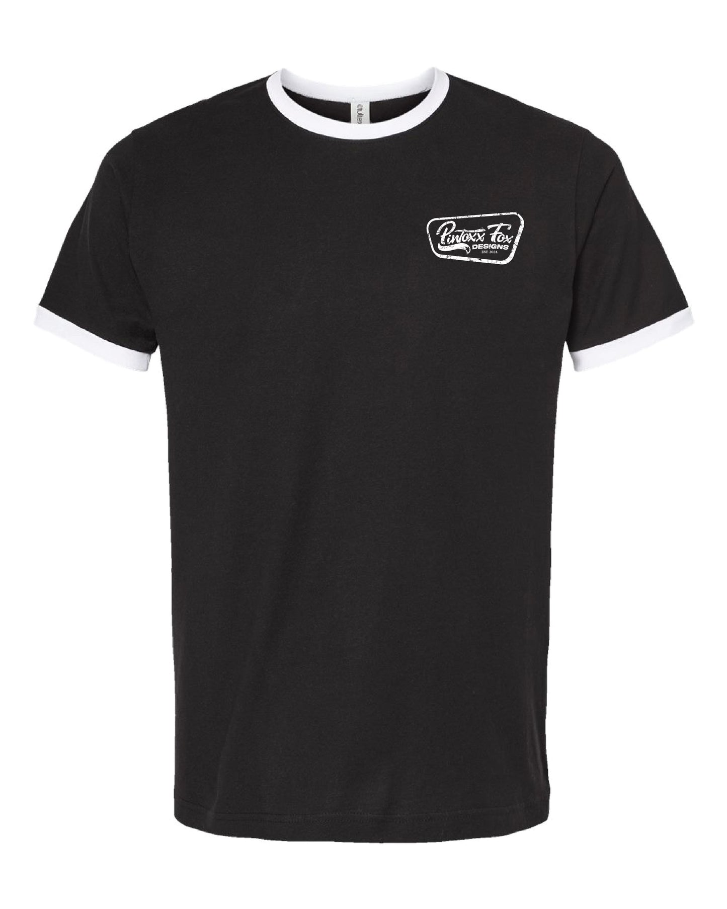 Vintage Inspired Ringer Tee - Left Chest and Back Design