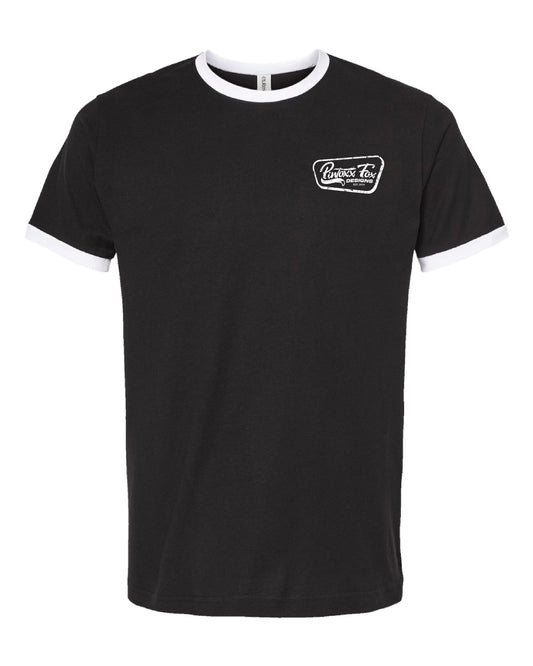 Vintage Inspired Ringer Tee - Left Chest and Back Design